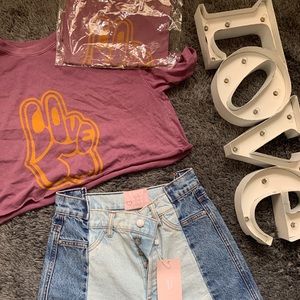 SICK BLUE JEANS! WITH FREE T-SHIRT